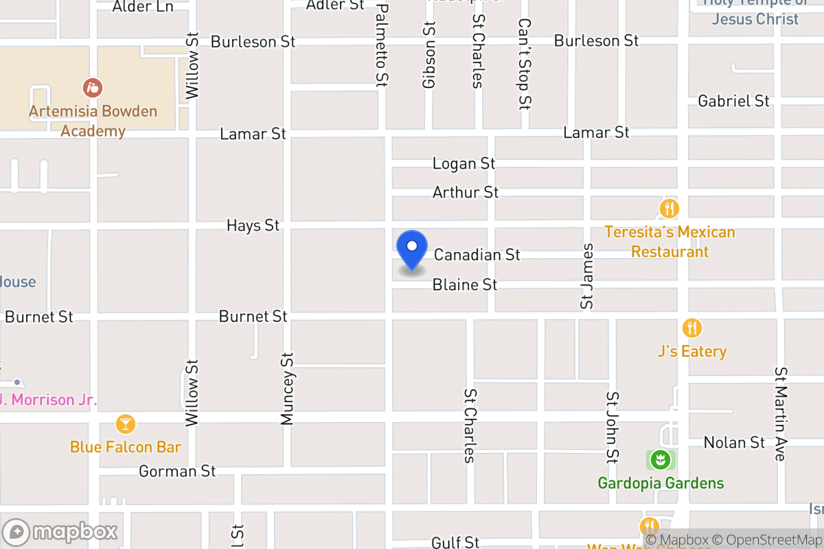 Map of 812 N Palmetto Ave