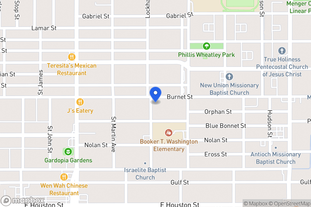 Map of 1702  Burnet St