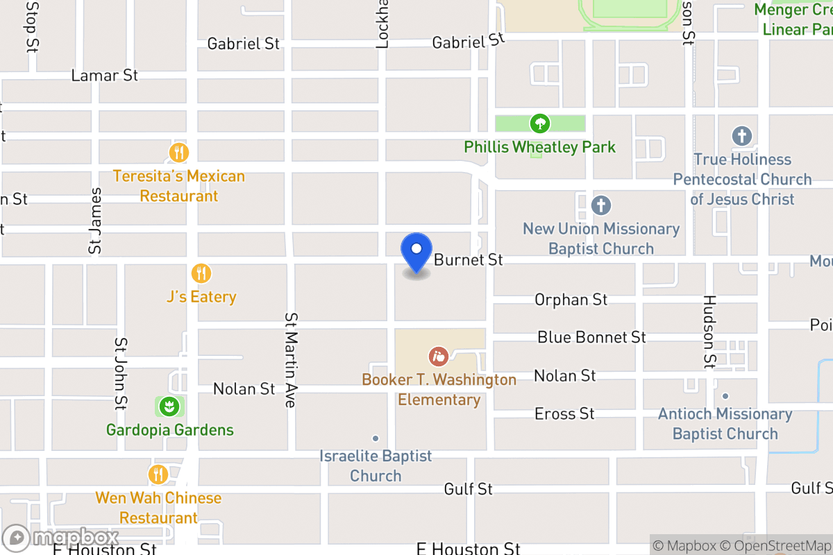 Map of 1710  Burnet St