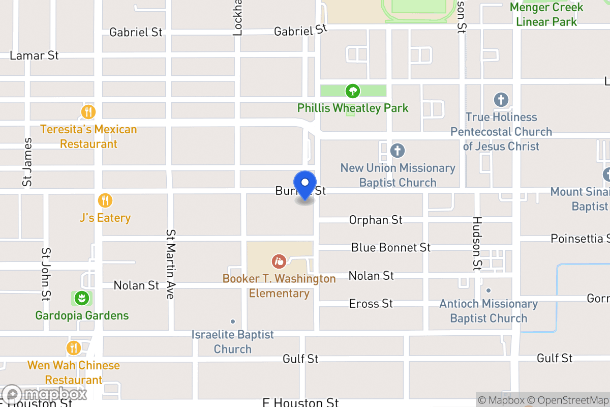 Map of 1734  Burnet St