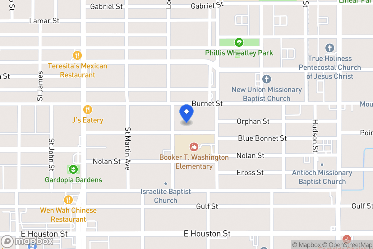 Map of 315  Blue Bonnet St