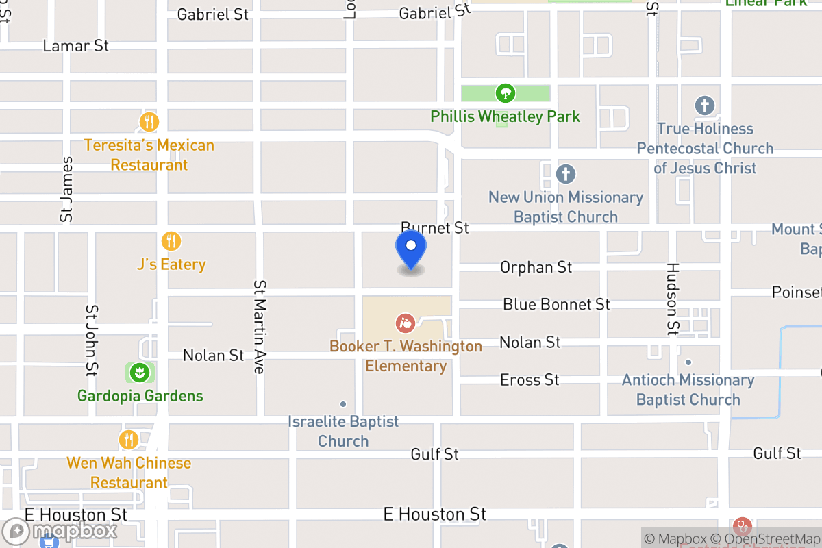 Map of 319  Blue Bonnet St