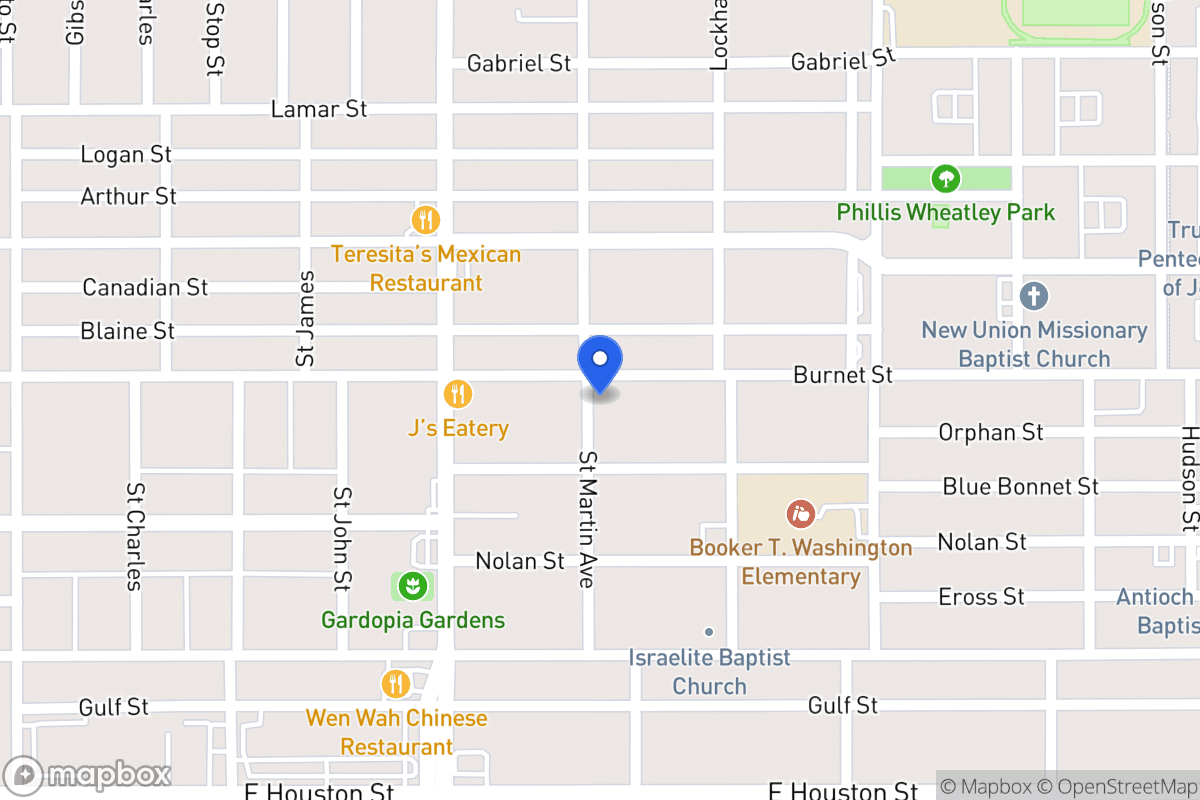 Map of 1602  Burnet St