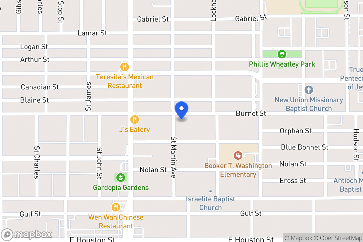 Map of 1604  Burnet St