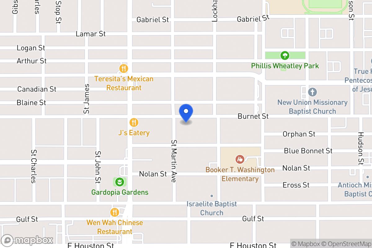 Map of 1610  Burnet St
