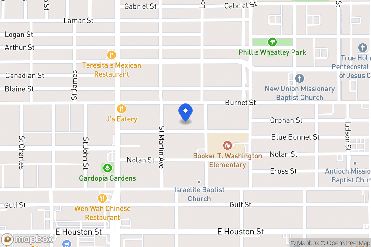 Map of 223  Blue Bonnet St