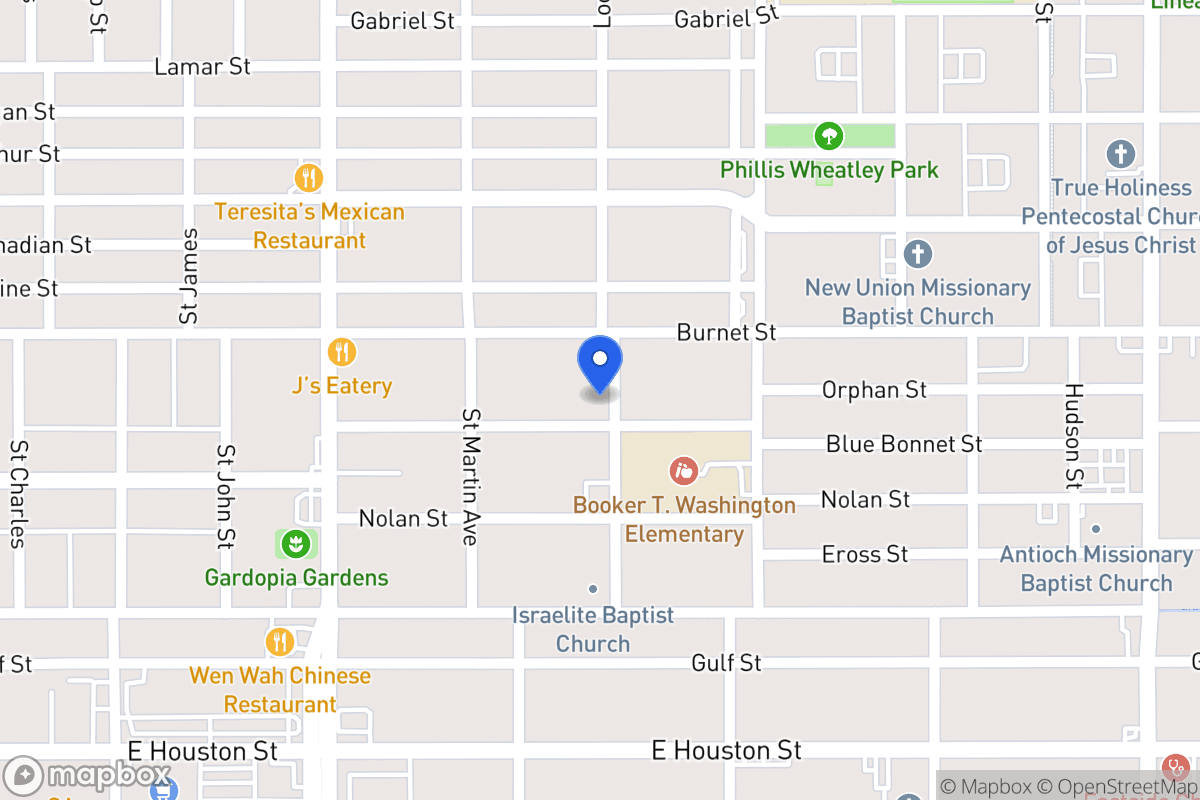 Map of 239  Blue Bonnet St