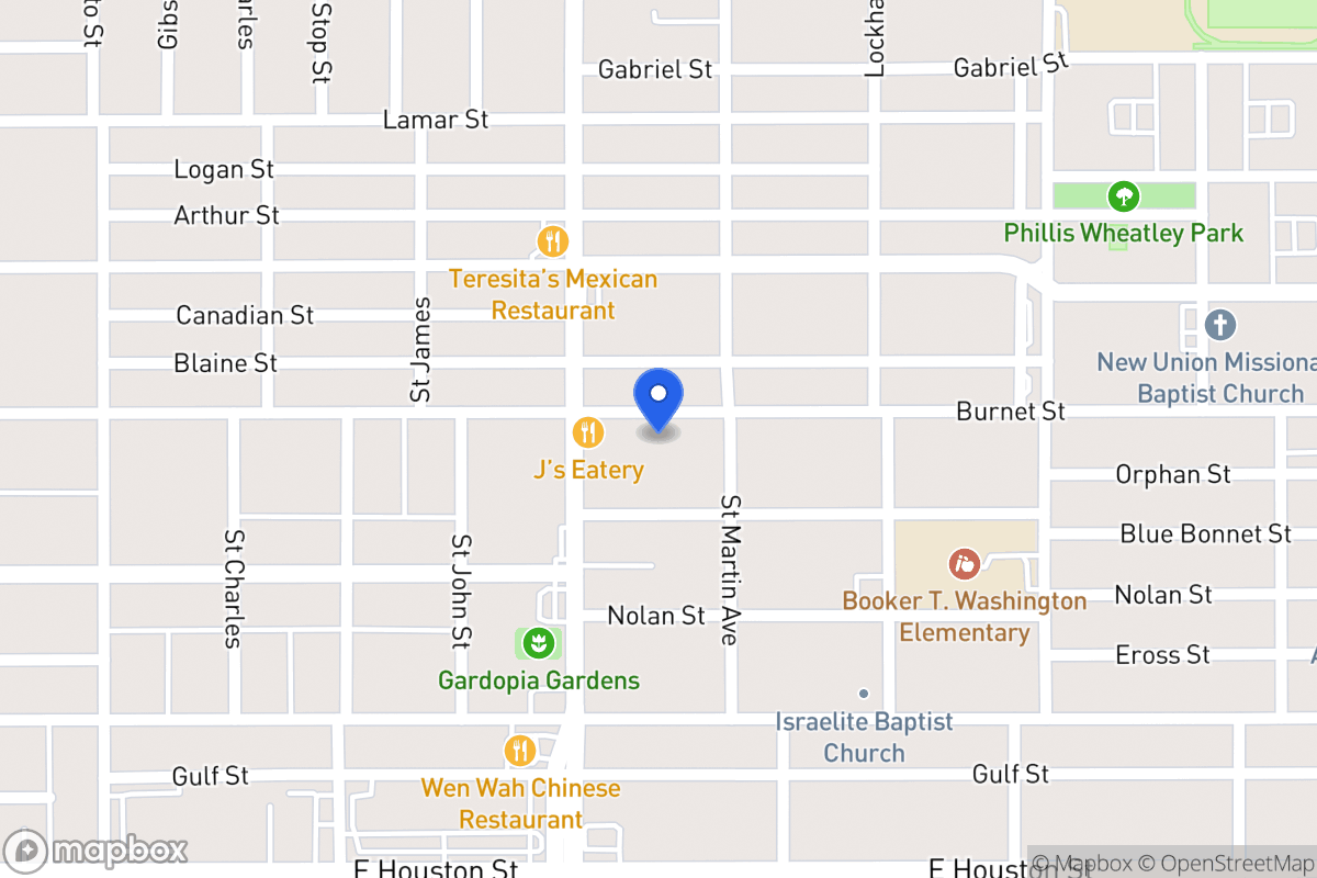 Map of 1516  Burnet St