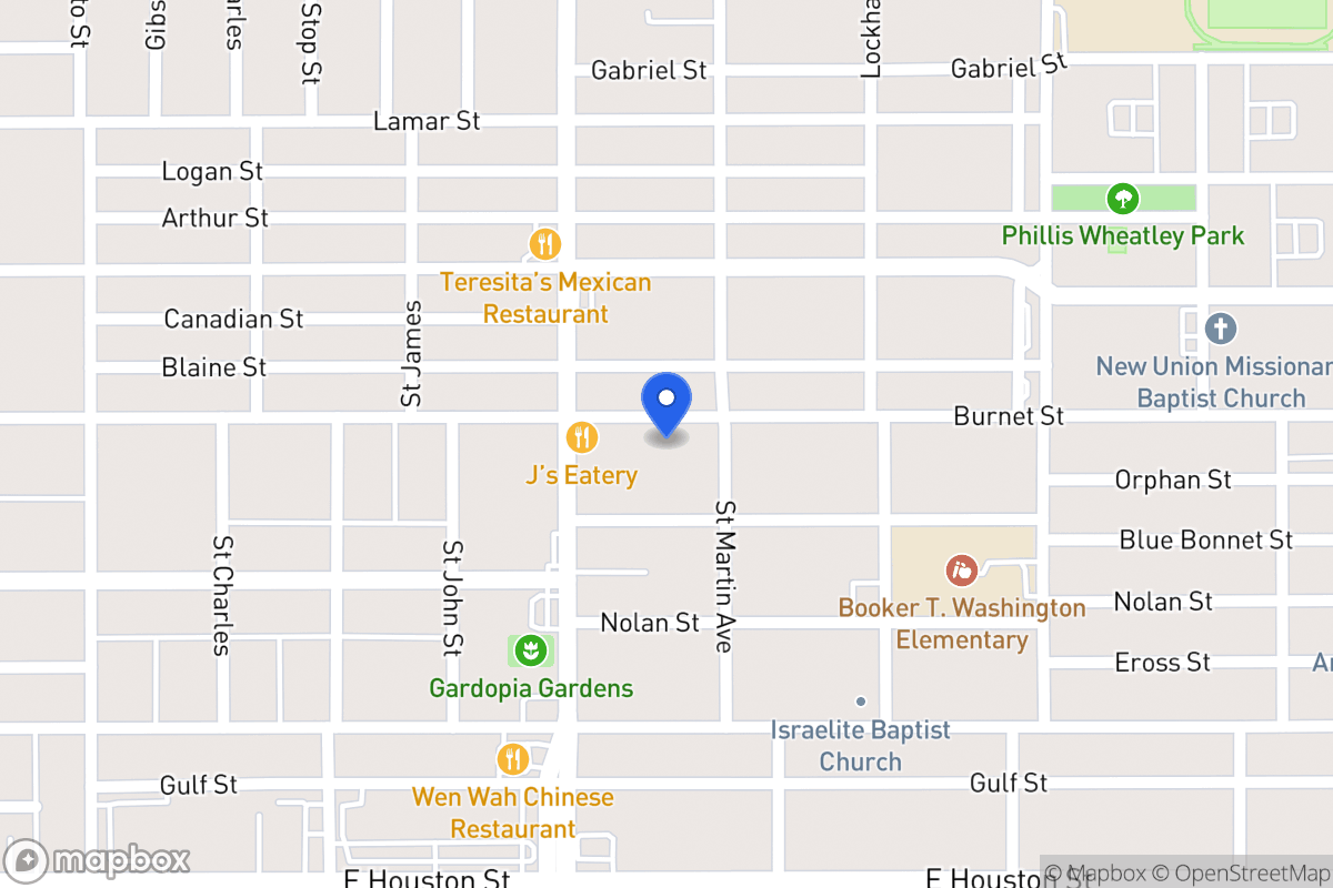 Map of 1518  Burnet St