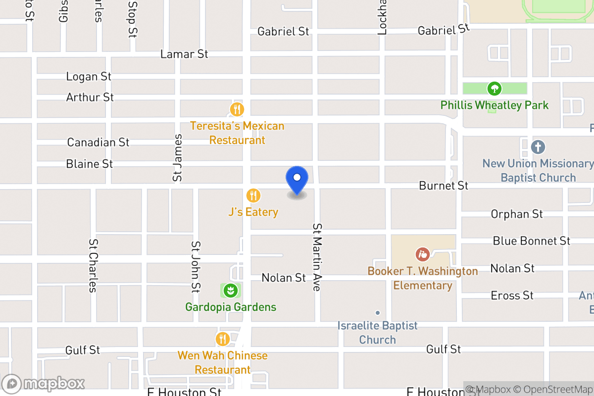 Map of 1524  Burnet St