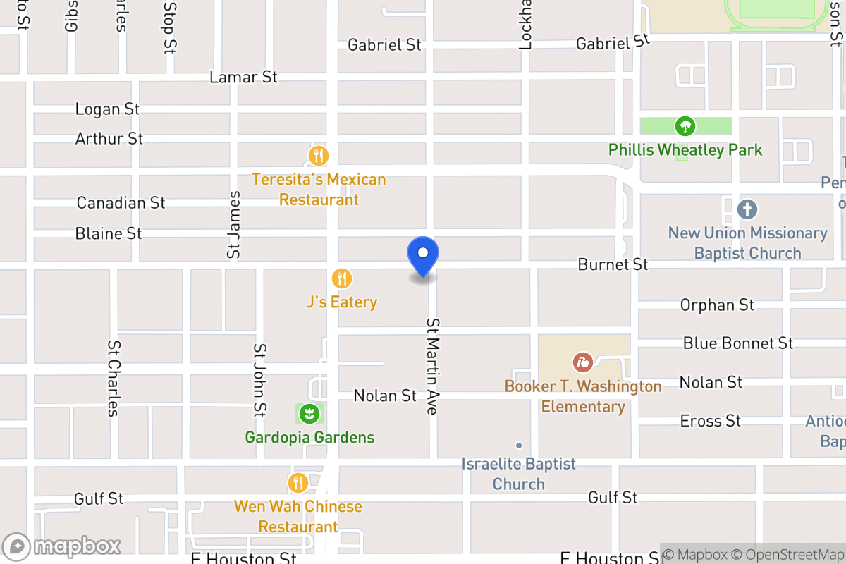 Map of 1532  Burnet St