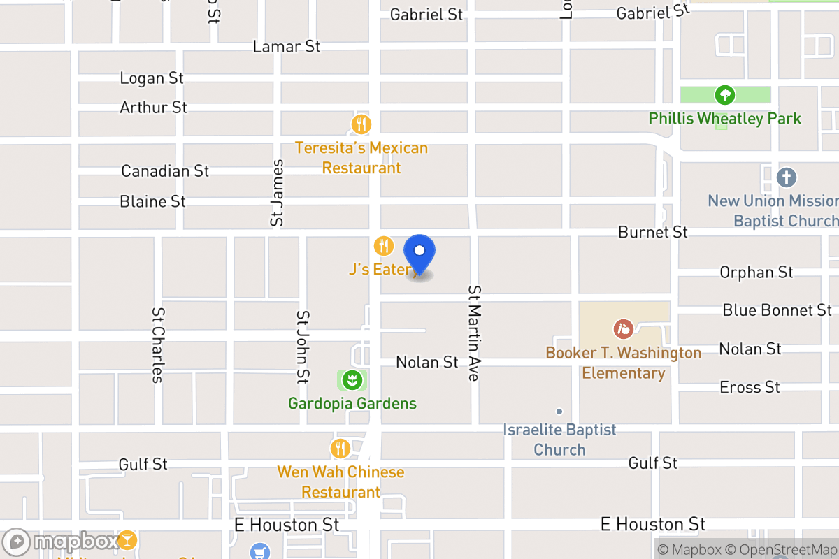 Map of 113  Blue Bonnet St