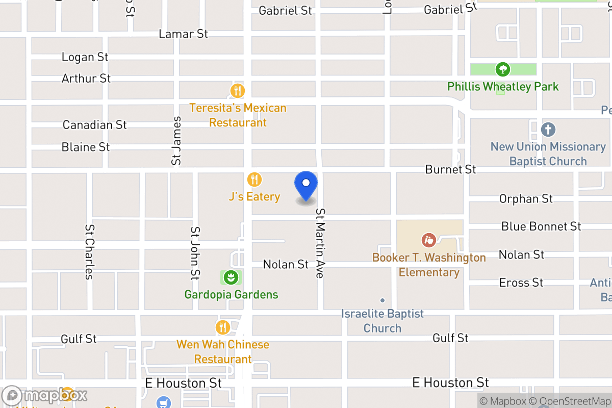 Map of 137  Blue Bonnet St