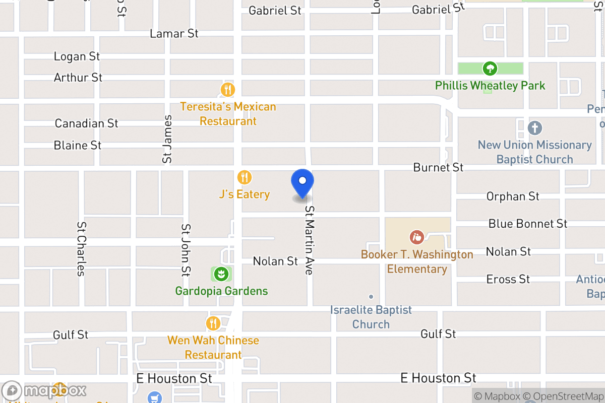 Map of 139  Blue Bonnet St