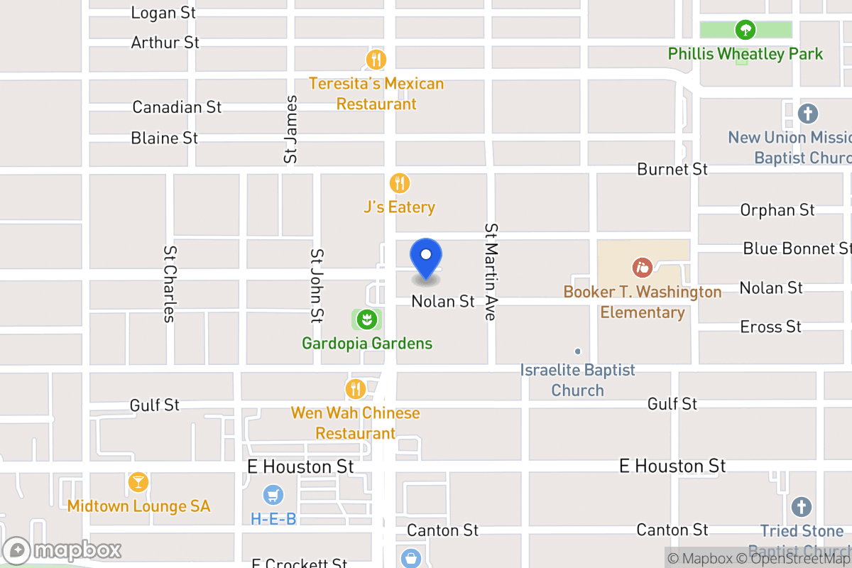 Map of 1615  Nolan St