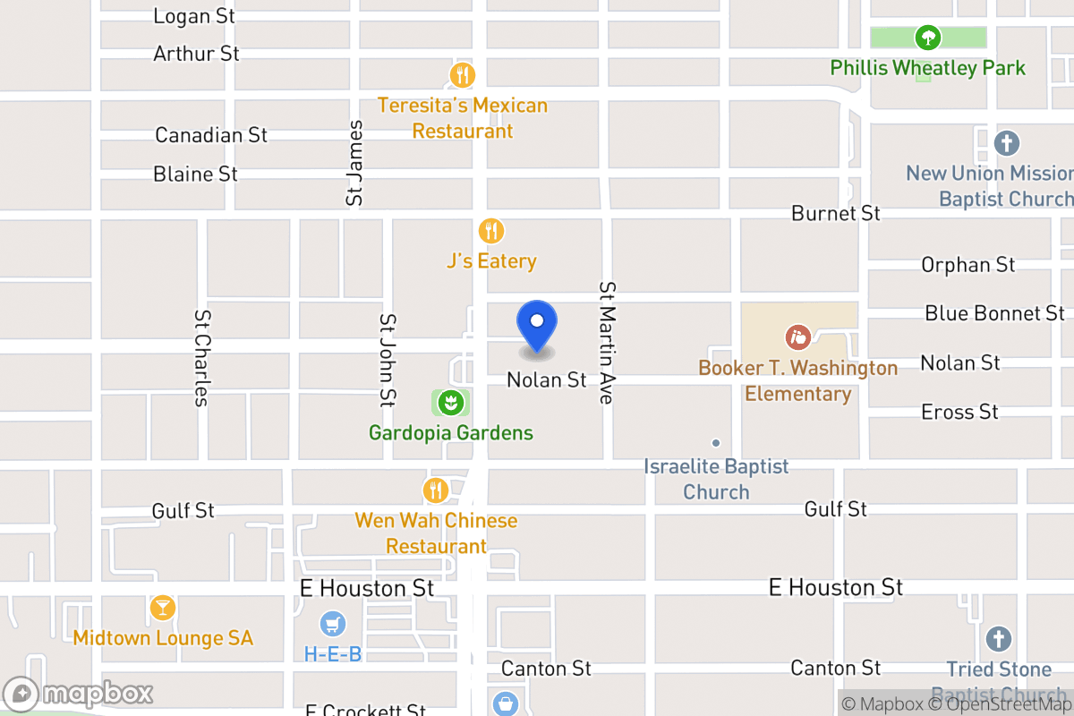 Map of 1619  Nolan St