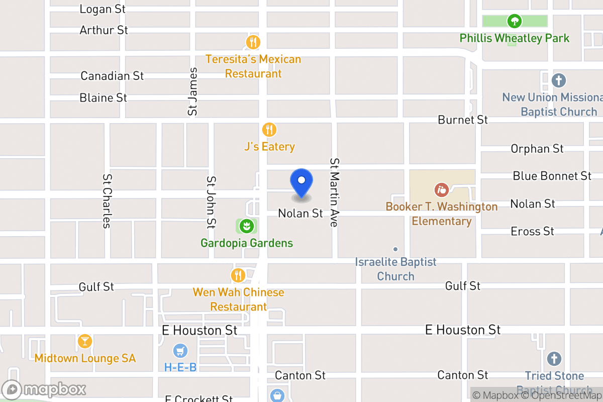 Map of 1623  Nolan St