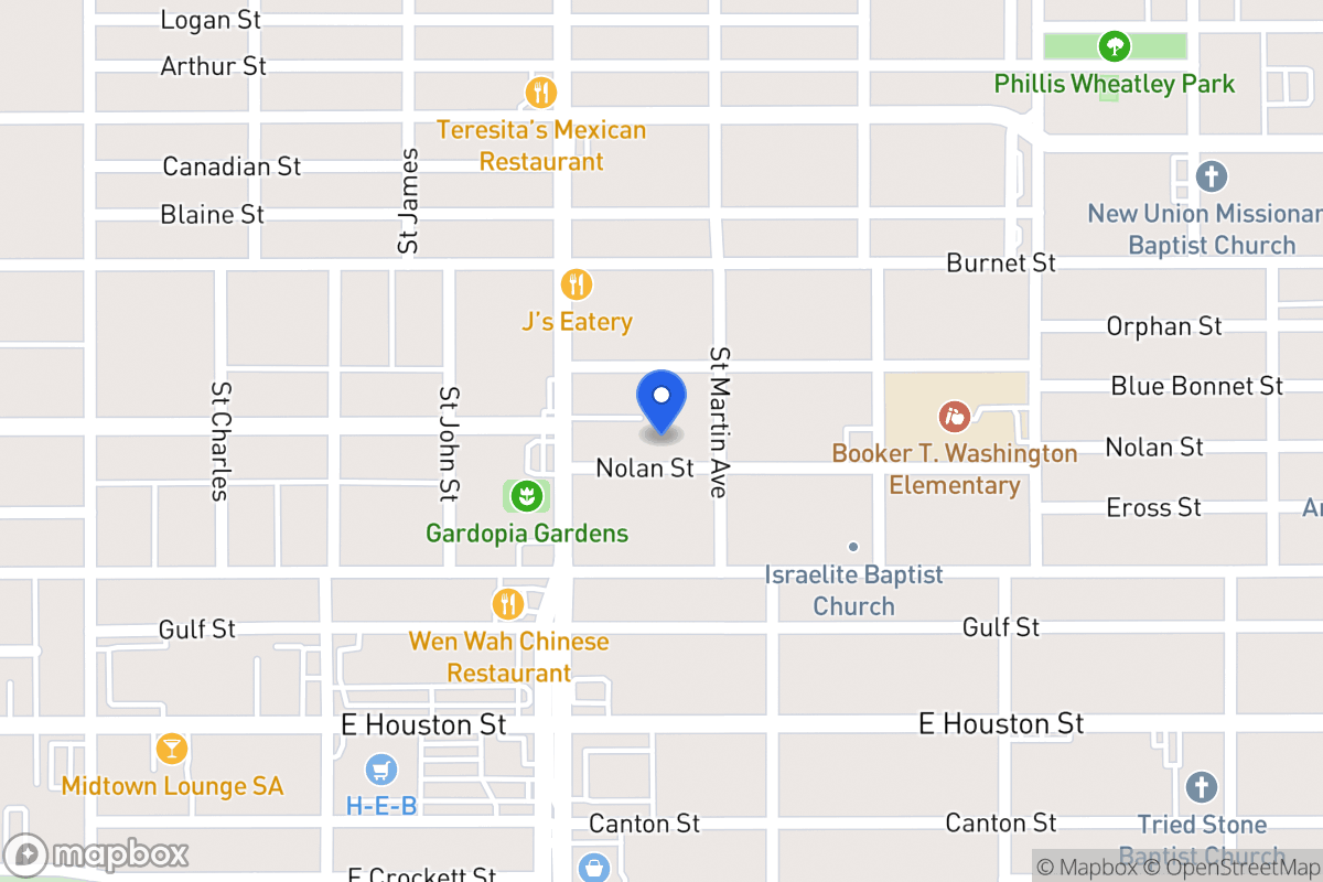 Map of 1627  Nolan St
