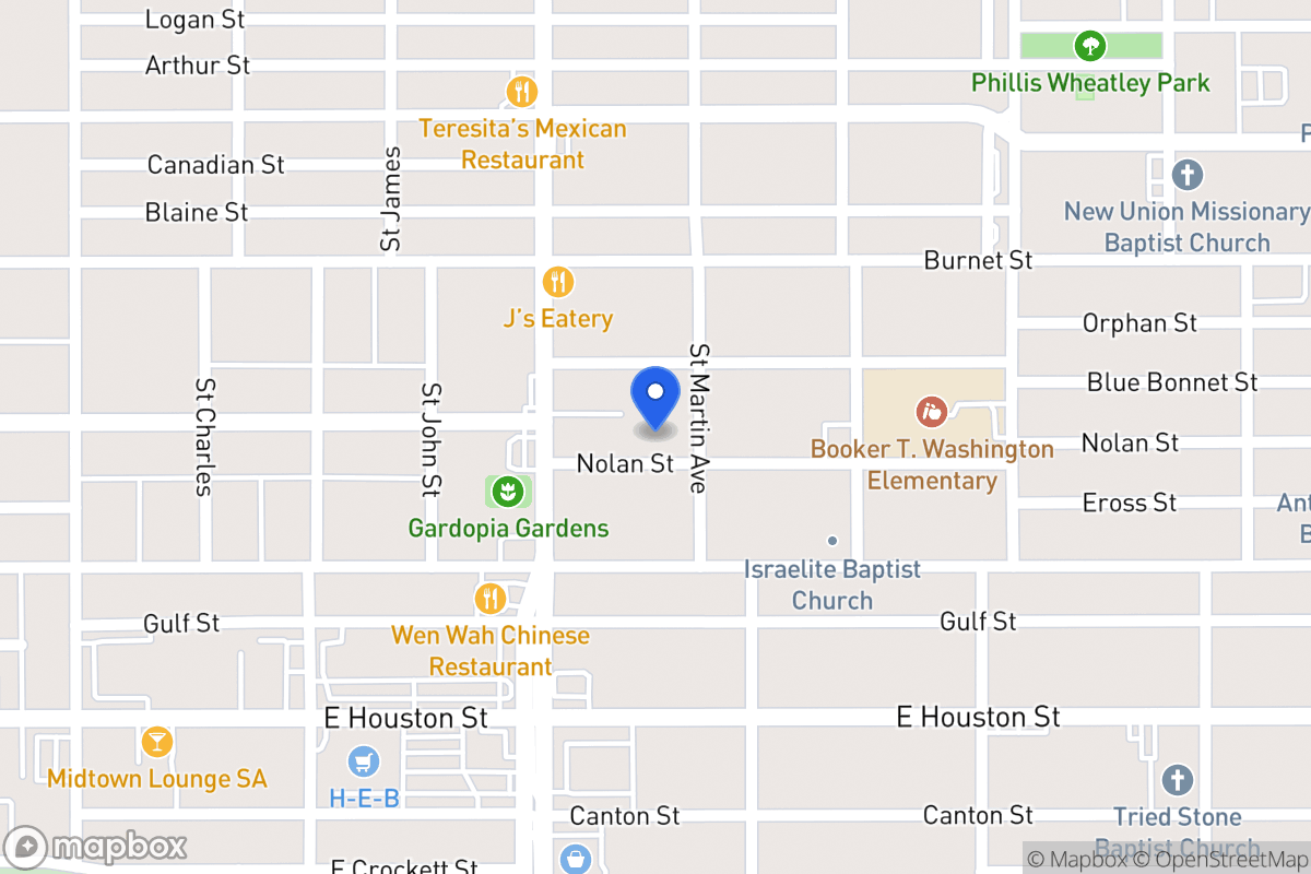 Map of 1633  Nolan St
