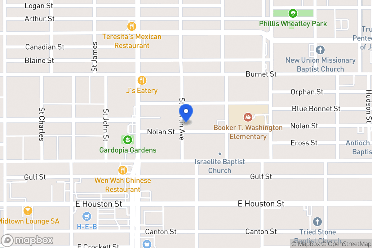 Map of 1701  Nolan St