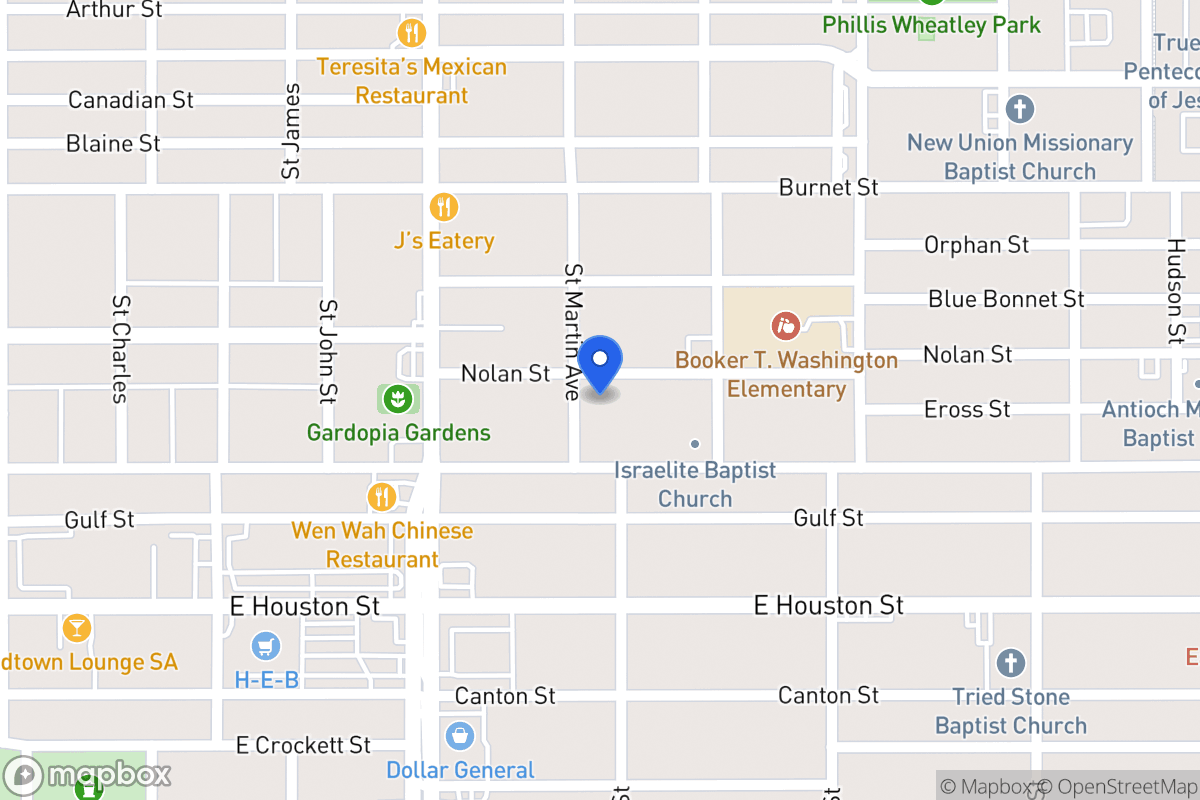 Map of 1706  Nolan St