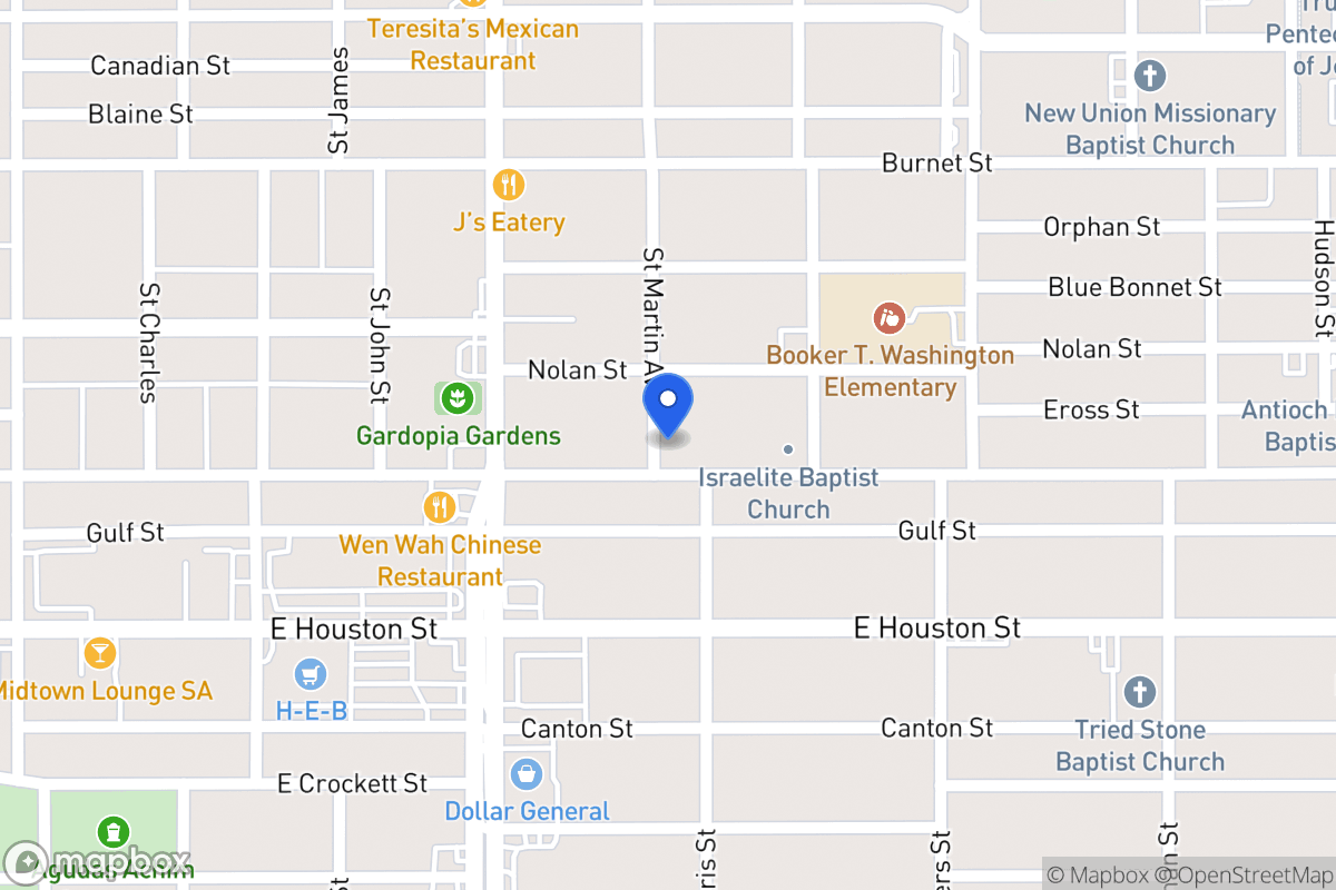 Map of 1603  Dawson St