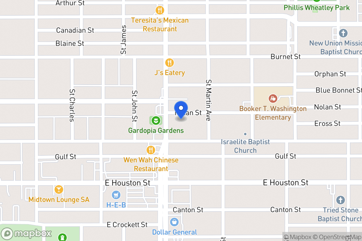 Map of 1614  Nolan St