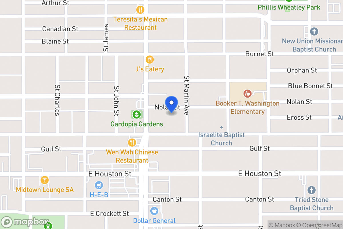 Map of 1626  Nolan St