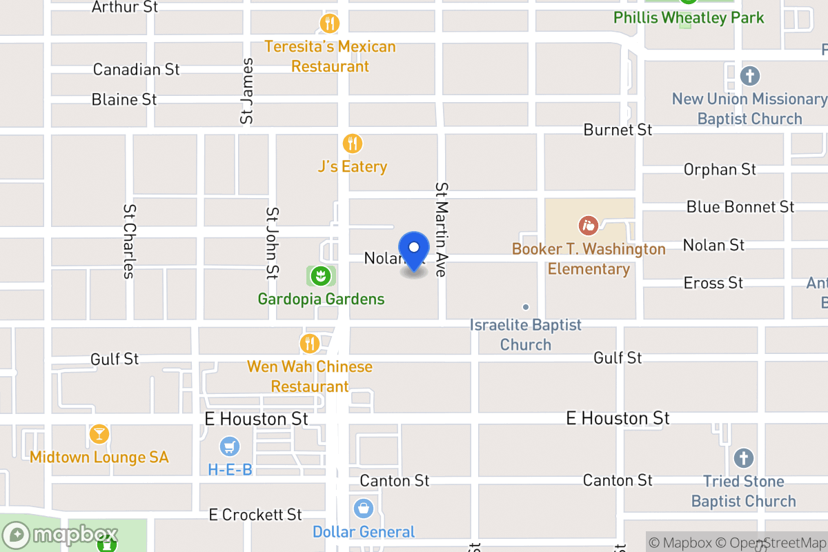 Map of 1630  Nolan St