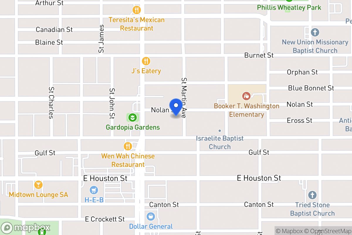 Map of 1634  Nolan St