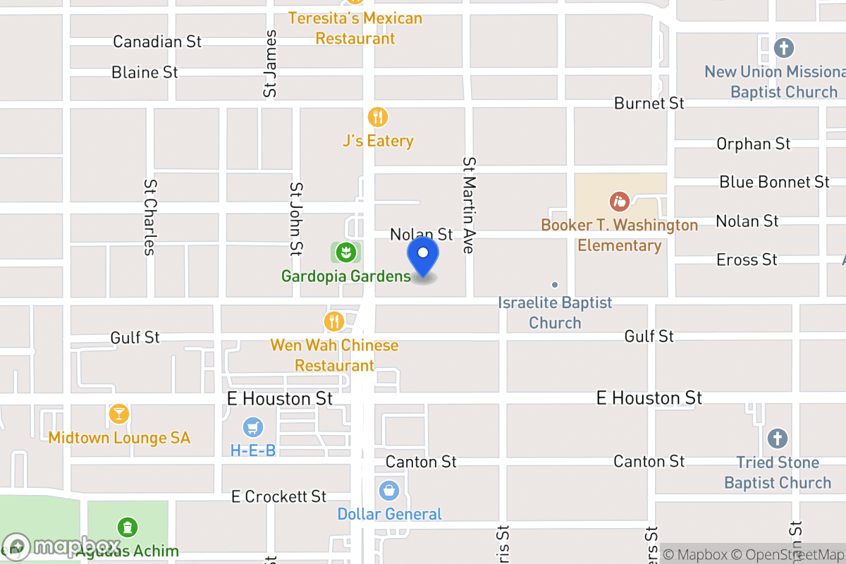 Map of 1523  Dawson St