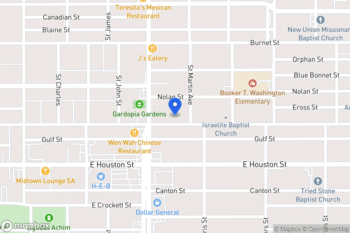 Map of 1527  Dawson St