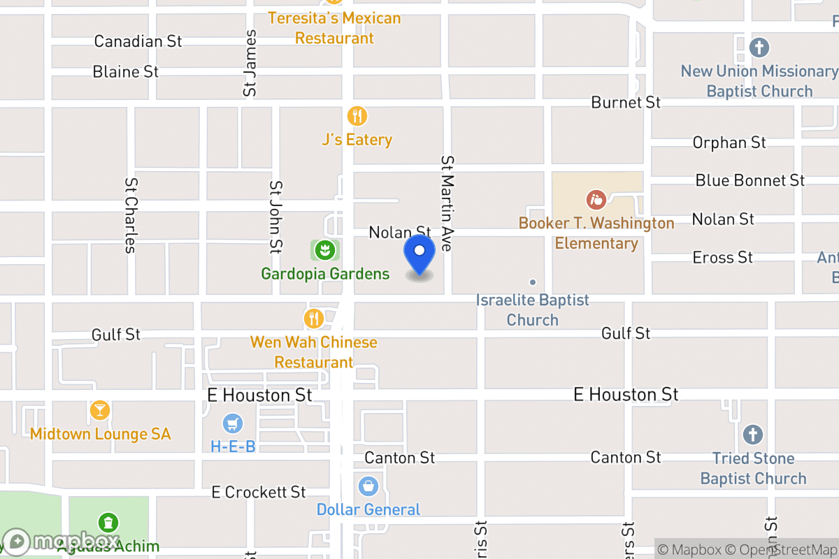 Map of 1529  Dawson St