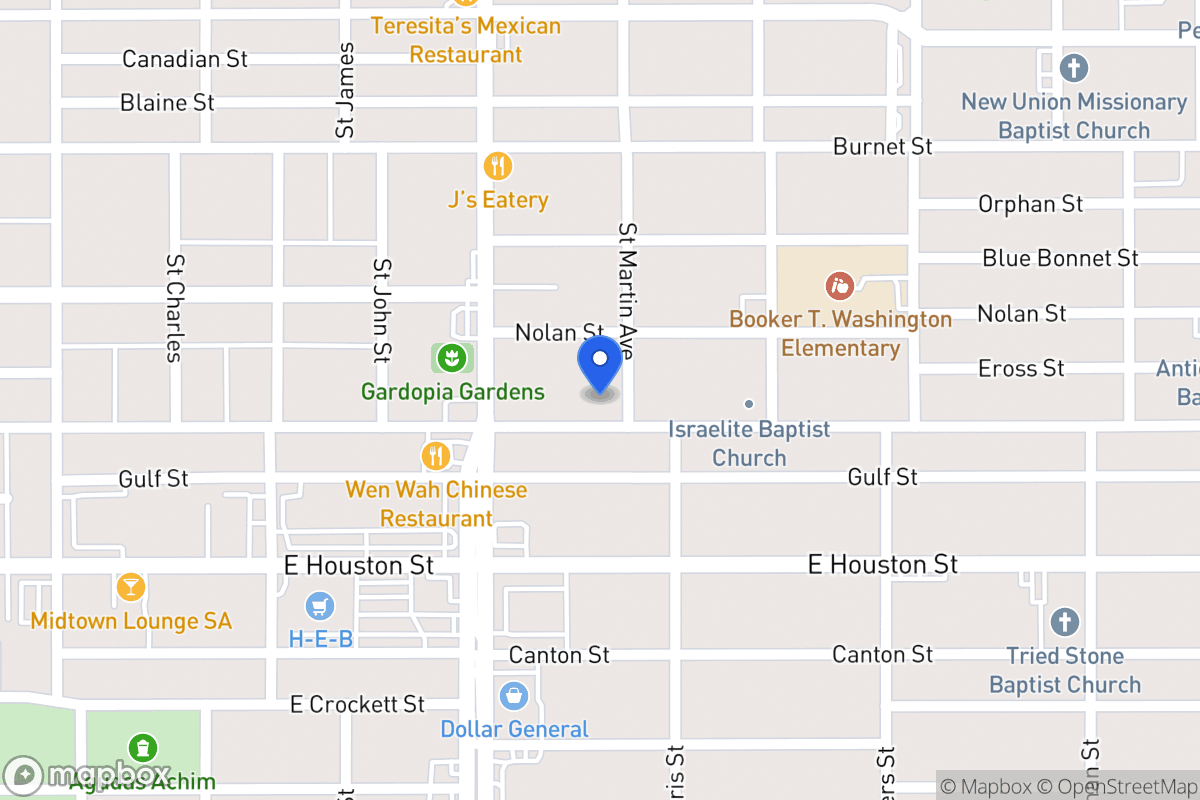 Map of 1535  Dawson St