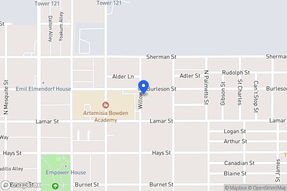Map of 802  Burleson