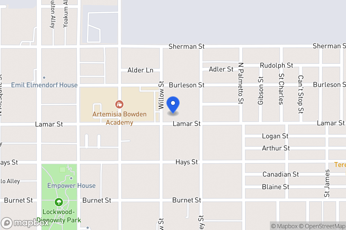 Map of 809  Lamar