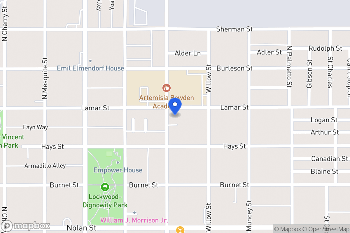 Map of 926 N Pine St