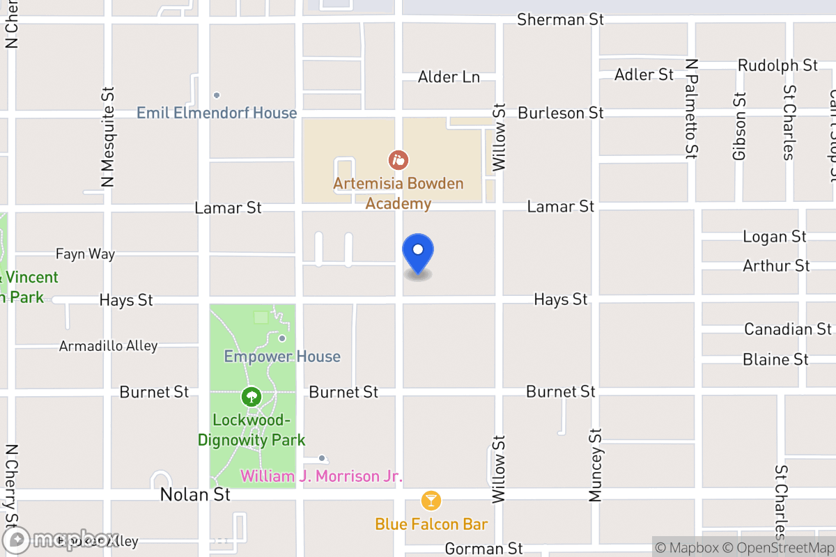 Map of 904 N Pine St
