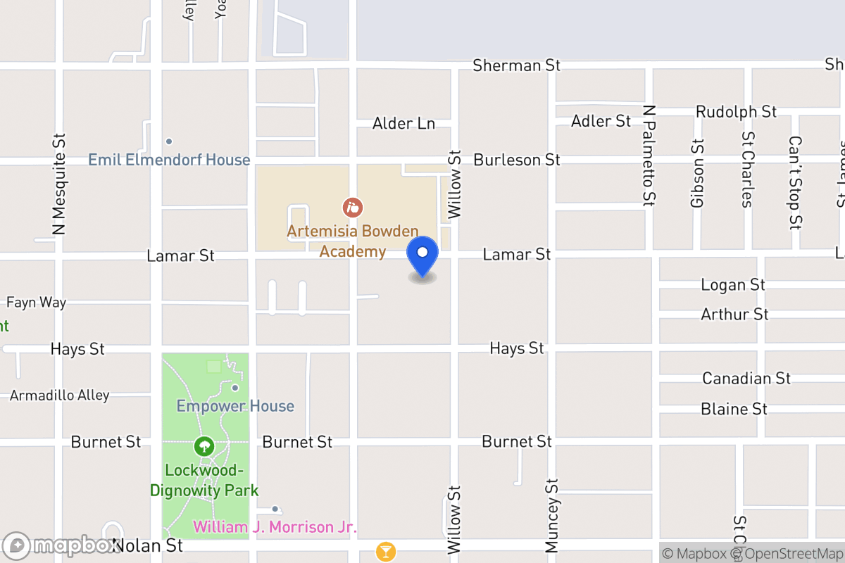 Map of 722  Lamar