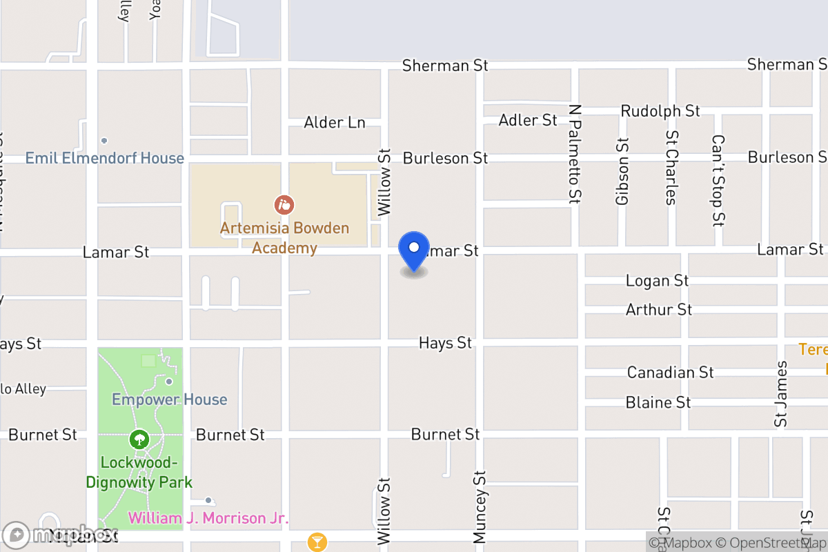 Map of 810  Lamar