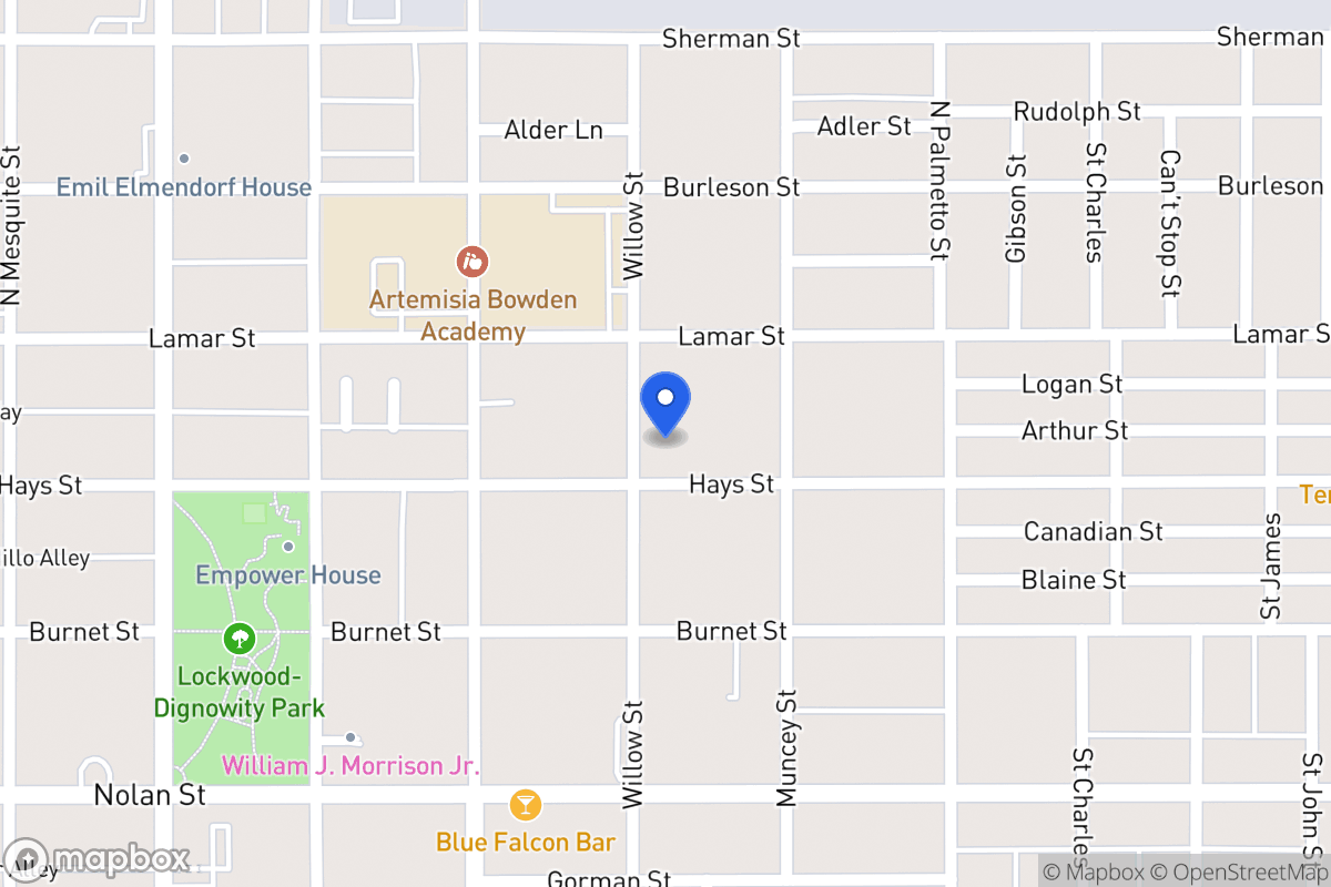 Map of 907  Hays St