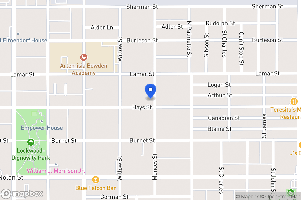 Map of 931  Hays St