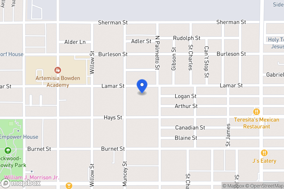 Map of 918  Lamar