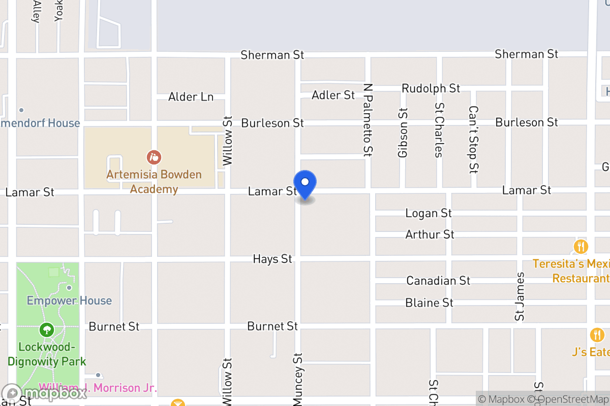 Map of 902  Lamar