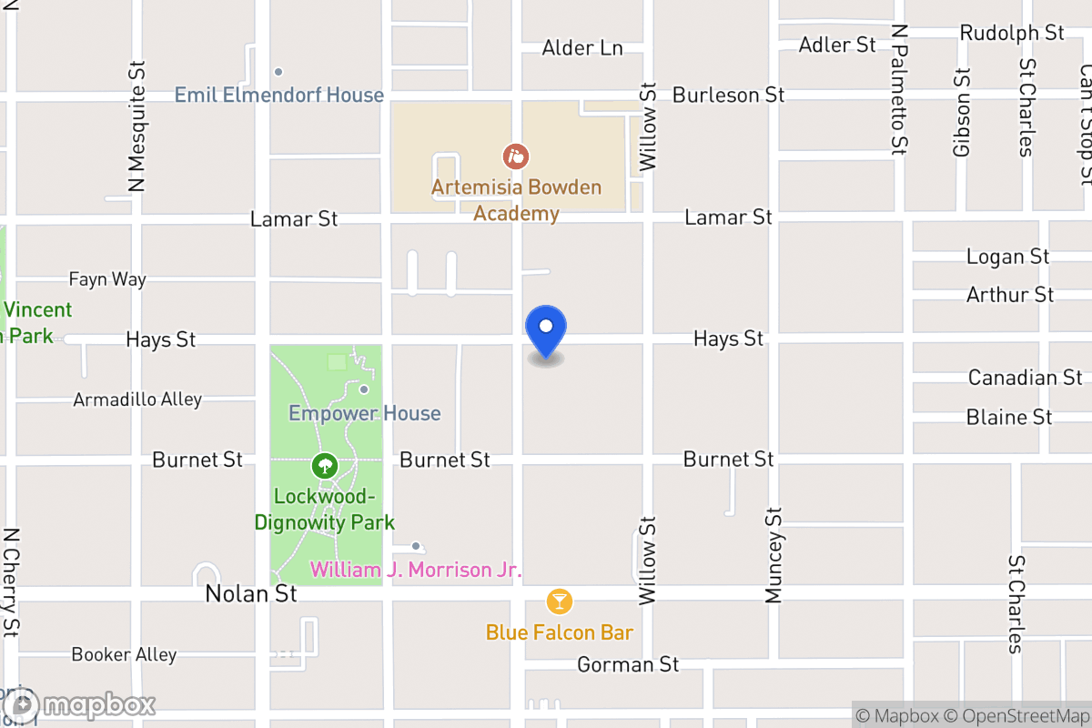 Map of 826 N Pine St