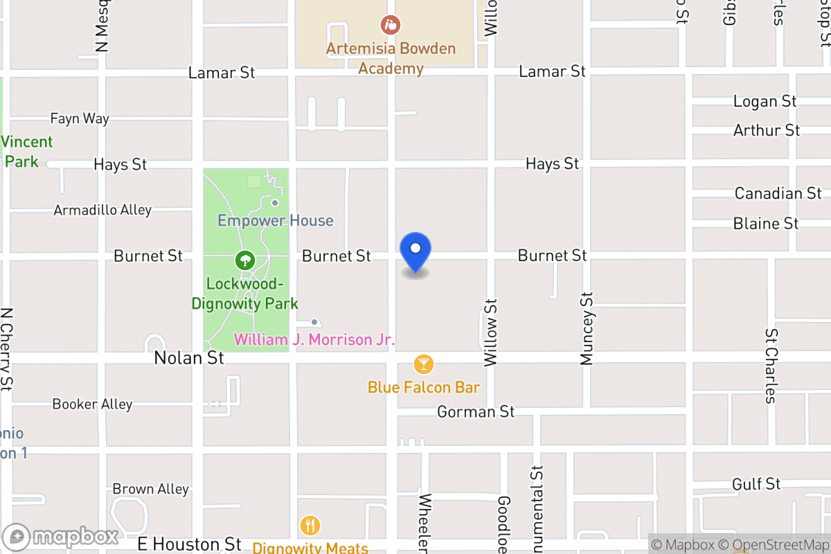 Map of 728 N Pine St