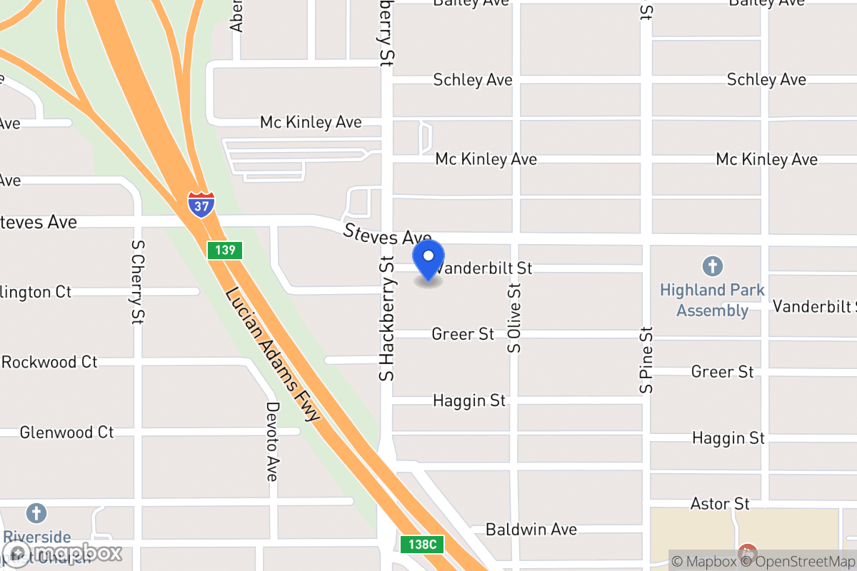Map of 116  Vanderbilt St