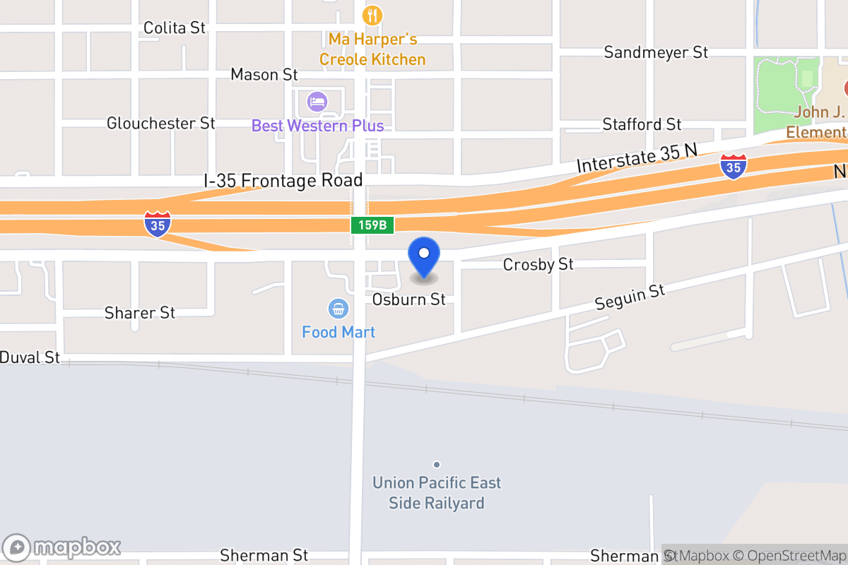 Map of 2222 N Interstate 35