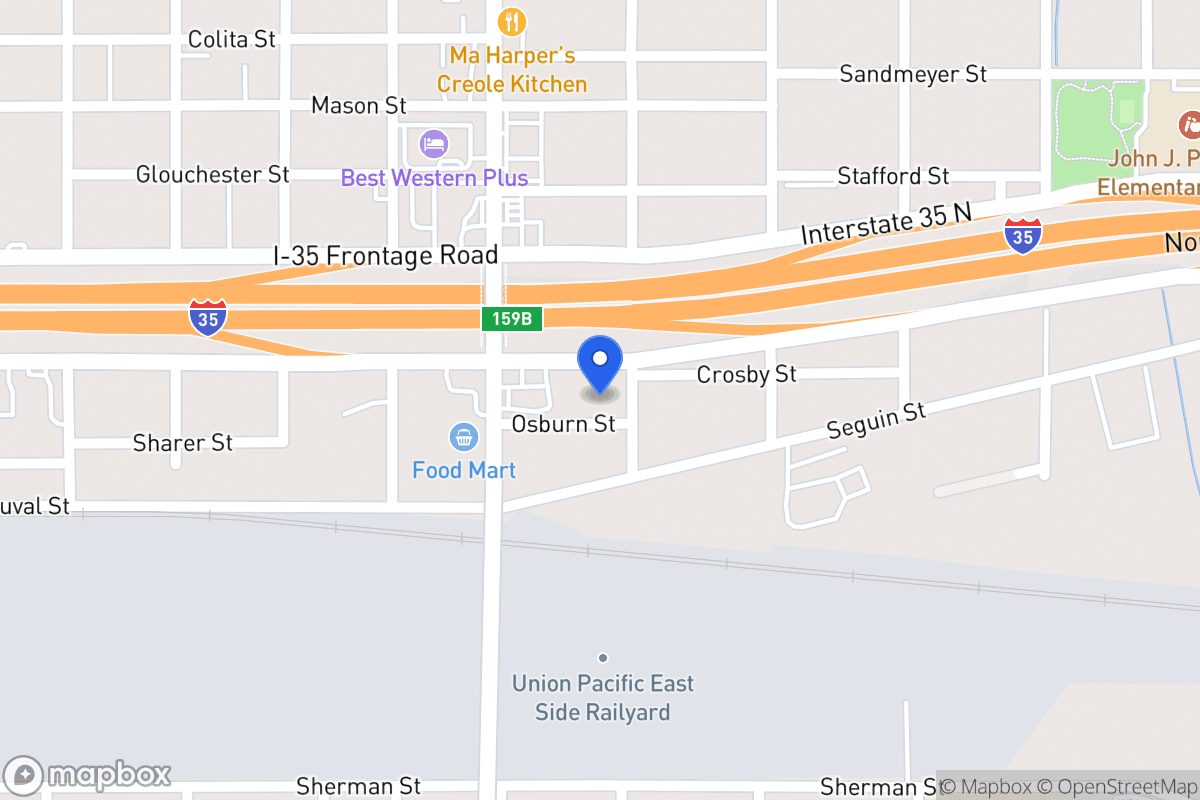 Map of 2226 N Interstate 35