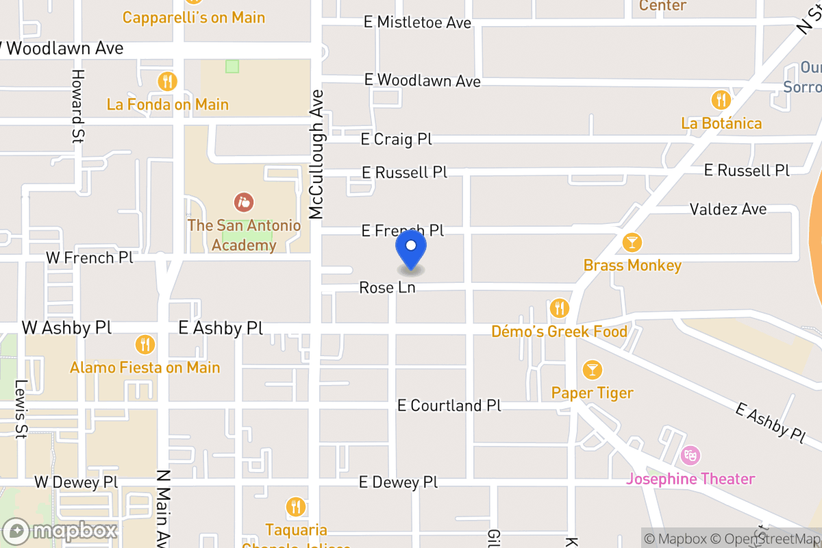 Map of 126  Rose Ln